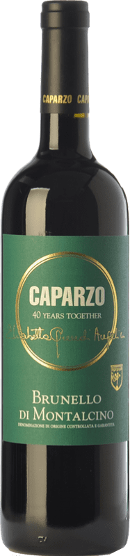 46,95 € Kostenloser Versand | Rotwein Caparzo D.O.C.G. Brunello di Montalcino Toskana Italien Sangiovese Flasche 75 cl