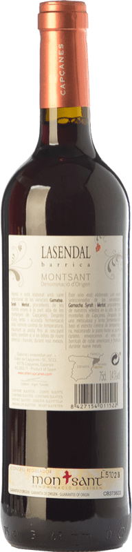 9,95 € Free Shipping | Red wine Capçanes Lasendal Garnatxa Joven D.O. Montsant Catalonia Spain Syrah, Grenache Bottle 75 cl
