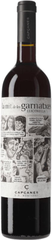 16,95 € Free Shipping | Red wine Celler de Capçanes Nit de les Garnatxes Llicorella Joven D.O. Montsant Catalonia Spain Grenache Bottle 75 cl