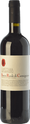 13,95 € 免费送货 | 红酒 Capezzana D.O.C. Barco Reale di Carmignano 托斯卡纳 意大利 Cabernet Sauvignon, Sangiovese, Canaiolo 瓶子 75 cl