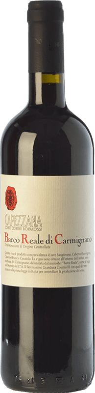 13,95 € Free Shipping | Red Wine Capezzana D.O.C. Barco Reale di Carmignano Tuscany Italy Cabernet Sauvignon, Sangiovese, Canaiolo Eco — Organic Bottle 75 cl