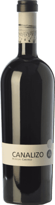 34,95 € Free Shipping | Red wine Carchelo Canalizo Aged D.O. Jumilla Castilla la Mancha Spain Tempranillo, Syrah, Monastrell Bottle 75 cl
