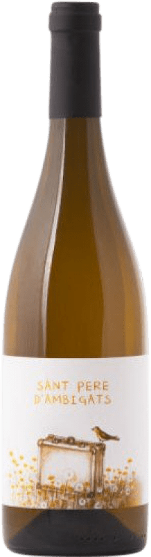 9,95 € Free Shipping | White wine Carlania Sant Pere d'Ambigats Crianza D.O. Conca de Barberà Catalonia Spain Trepat, Macabeo Bottle 75 cl