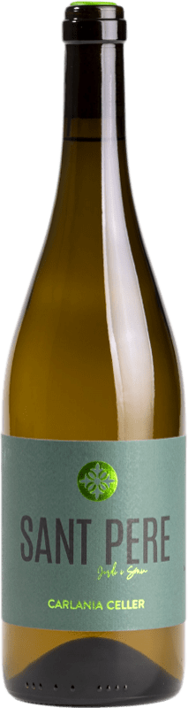 19,95 € Kostenloser Versand | Weißwein Carlania Sant Pere d'Ambigats Crianza — Kurze Fassreifung D.O. Conca de Barberà Katalonien Spanien Trepat, Macabeo Eco — Biologisch 75 cl