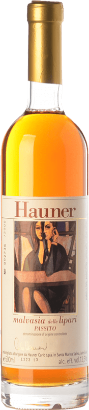59,95 € Kostenloser Versand | Süßwein Hauner Passito Reserve — Gereift D.O.C. Malvasia delle Lipari Sizilien Italien Malvasia, Corinto Medium-Flasche 50 cl