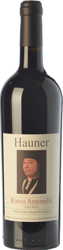 28,95 € Free Shipping | Red Wine Hauner Antonello I.G.T. Salina Sicily Italy Sangiovese, Calabrese, Corinto Bottle 75 cl