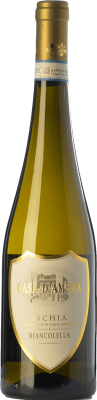 14,95 € Бесплатная доставка | Белое вино Casa d'Ambra D.O.C. Ischia Кампанья Италия Biancolella бутылка 75 cl