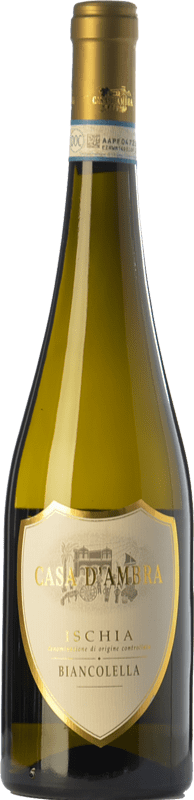 15,95 € Spedizione Gratuita | Vino bianco Casa d'Ambra D.O.C. Ischia Campania Italia Biancolella Bottiglia 75 cl