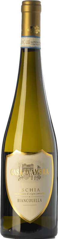 21,95 € Envío gratis | Vino blanco Casa d'Ambra D.O.C. Ischia Campania Italia Biancolella Botella 75 cl