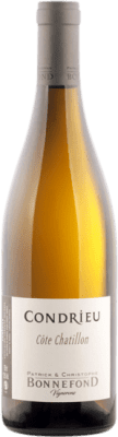 62,95 € Envío gratis | Vino blanco Domaine Bonnefond A.O.C. Condrieu Rhône Francia Viognier Botella 75 cl