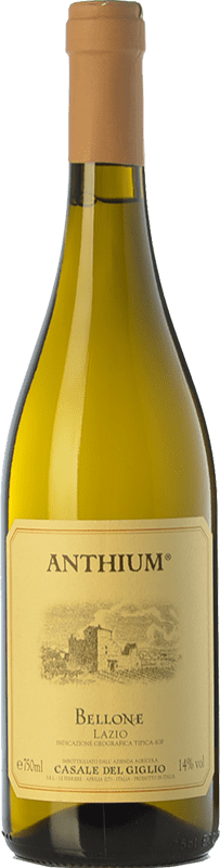 14,95 € Envio grátis | Vinho branco Casale del Giglio Antium I.G.T. Lazio Lácio Itália Abrusco Garrafa 75 cl