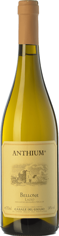 13,95 € Spedizione Gratuita | Vino bianco Casale del Giglio Antium I.G.T. Lazio Lazio Italia Abrusco Bottiglia 75 cl