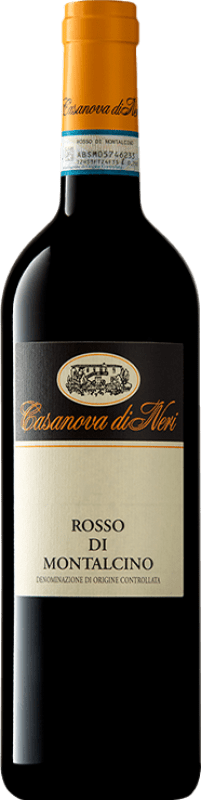 45,95 € Envio grátis | Vinho tinto Casanova di Neri D.O.C. Rosso di Montalcino Tuscany Itália Sangiovese Garrafa 75 cl