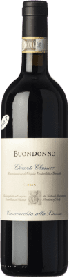 21,95 € Free Shipping | Red wine Casavecchia alla Piazza Buondonno Reserve D.O.C.G. Chianti Classico Tuscany Italy Sangiovese Bottle 75 cl