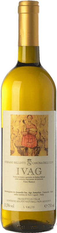 22,95 € Spedizione Gratuita | Vino bianco Cascina degli Ulivi Ivag D.O.C.G. Cortese di Gavi Piemonte Italia Cortese Bottiglia 75 cl