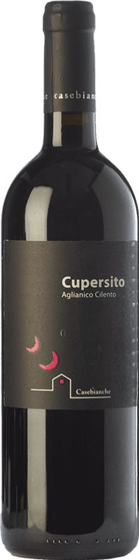 21,95 € Free Shipping | Red wine Casebianche Cupersito D.O.C. Cilento Campania Italy Aglianico Organic Bottle 75 cl
