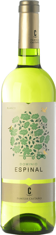 6,95 € Spedizione Gratuita | Vino bianco Castaño Dominio de Espinal Giovane D.O. Yecla Regione di Murcia Spagna Macabeo Bottiglia 75 cl