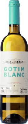 8,95 € Spedizione Gratuita | Vino bianco Castell del Remei Gotim Blanc D.O. Costers del Segre Catalogna Spagna Macabeo, Sauvignon Bianca Bottiglia 75 cl