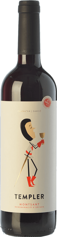6,95 € Spedizione Gratuita | Vino rosso Castell d'Or Templer Jove Giovane D.O. Montsant Catalogna Spagna Grenache, Carignan Bottiglia 75 cl