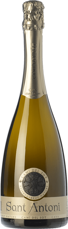 17,95 € Envio grátis | Espumante Branco Castell Sant Antoni Camí del Sot Reserva D.O. Cava Catalunha Espanha Macabeo, Xarel·lo, Parellada 75 cl