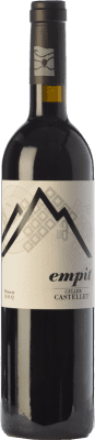 16,95 € Free Shipping | Red wine Castellet Empit Aged D.O.Ca. Priorat Catalonia Spain Grenache, Cabernet Sauvignon, Carignan, Grenache Hairy Bottle 75 cl