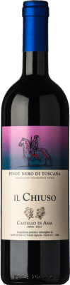 42,95 € Envío gratis | Vino tinto Castello di Ama Il Chiuso I.G.T. Toscana Toscana Italia Sangiovese, Pinot Negro Botella 75 cl