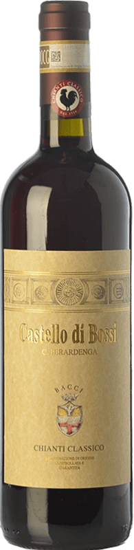 23,95 € Envio grátis | Vinho tinto Castello di Bossi D.O.C.G. Chianti Classico Tuscany Itália Sangiovese Garrafa 75 cl