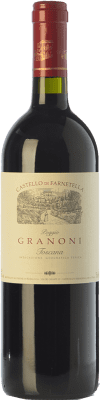 25,95 € Free Shipping | Red wine Castello di Farnetella Poggio Granoni I.G.T. Toscana Tuscany Italy Merlot, Syrah, Cabernet Sauvignon, Sangiovese Bottle 75 cl