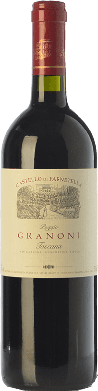 31,95 € 免费送货 | 红酒 Castello di Farnetella Poggio Granoni I.G.T. Toscana 托斯卡纳 意大利 Merlot, Syrah, Cabernet Sauvignon, Sangiovese 瓶子 75 cl