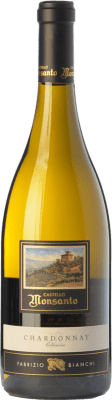 31,95 € Бесплатная доставка | Белое вино Castello di Monsanto Fabrizio Bianchi I.G.T. Toscana Тоскана Италия Chardonnay бутылка 75 cl