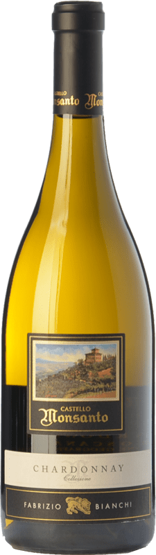33,95 € Бесплатная доставка | Белое вино Castello di Monsanto Fabrizio Bianchi I.G.T. Toscana Тоскана Италия Chardonnay — Шардоне Бутылка 75 cl