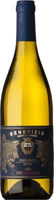 36,95 € Kostenloser Versand | Weißwein Castello di Pomino Benefizio Reserve D.O.C. Pomino Toskana Italien Chardonnay Flasche 75 cl