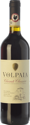 19,95 € Envio grátis | Vinho tinto Castello di Volpaia D.O.C.G. Chianti Classico Tuscany Itália Merlot, Syrah, Sangiovese Garrafa 75 cl