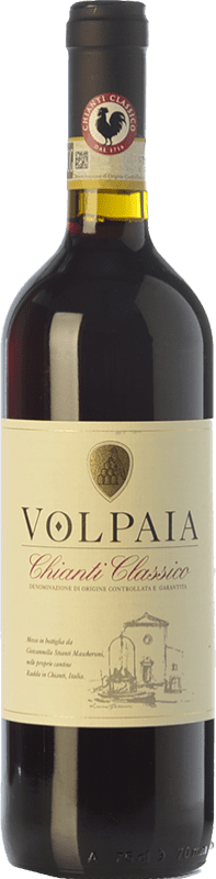 19,95 € Kostenloser Versand | Rotwein Castello di Volpaia D.O.C.G. Chianti Classico Toskana Italien Merlot, Syrah, Sangiovese Flasche 75 cl