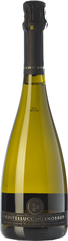 18,95 € 免费送货 | 白起泡酒 Castellucci Miano 香槟 I.G.T. Terre Siciliane 西西里岛 意大利 Catarratto 瓶子 75 cl