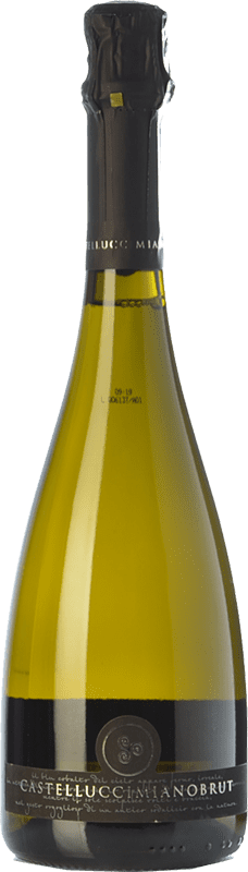 19,95 € Envío gratis | Espumoso Blanco Castellucci Miano Brut I.G.T. Terre Siciliane Sicilia Italia Catarratto Eco Ecológico Botella 75 cl