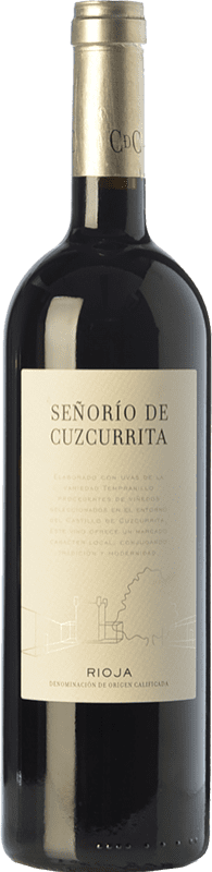 25,95 € Envoi gratuit | Vin rouge Castillo de Cuzcurrita Señorío de Cuzcurrita Crianza D.O.Ca. Rioja La Rioja Espagne Tempranillo Bouteille 75 cl