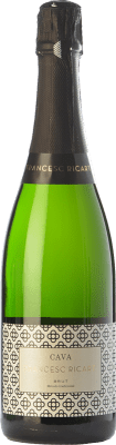 10,95 € 免费送货 | 白起泡酒 Castillo de Maetierra Francesc Ricart 香槟 D.O. Cava 加泰罗尼亚 西班牙 Macabeo, Xarel·lo, Parellada 瓶子 75 cl