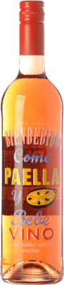 7,95 € Kostenloser Versand | Roséwein Castillo de Maetierra Come Paella y Bebe Vino I.G.P. Vino de la Tierra Valles de Sadacia La Rioja Spanien Merlot, Moscatel — Muskateller 75 cl