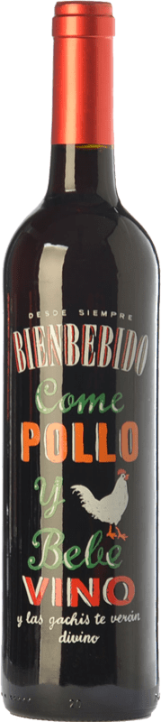 5,95 € 免费送货 | 红酒 Castillo de Maetierra Come Pollo y Bebe Vino 年轻的 I.G.P. Vino de la Tierra Ribera del Queiles 阿拉贡 西班牙 Grenache 瓶子 75 cl