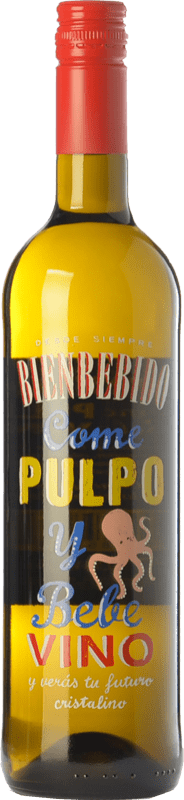 13,95 € Бесплатная доставка | Белое вино Castillo de Maetierra Come Pulpo y Bebe Vino D.O.Ca. Rioja Ла-Риоха Испания Albariño — Альбариньо 75 cl