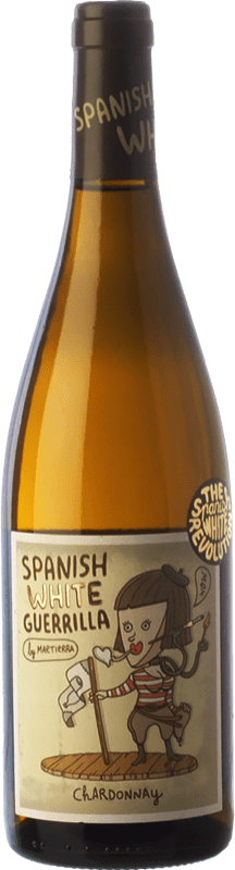 7,95 € 免费送货 | 白葡萄酒 Castillo de Maetierra Spanish Guerrilla I.G.P. Vino de la Tierra Valles de Sadacia 拉里奥哈 西班牙 Chardonnay 瓶子 75 cl