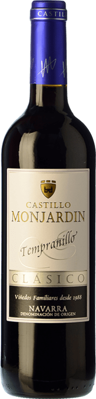 8,95 € Envoi gratuit | Vin Rouge Castillo de Monjardín Jeune D.O. Navarra Navarre Espagne Tempranillo Bouteille 75 cl