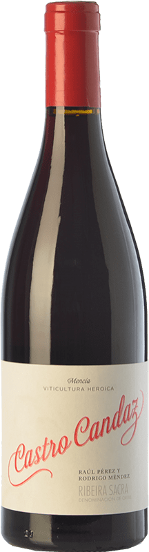 16,95 € Free Shipping | Red wine Castro Candaz Young D.O. Ribeira Sacra Galicia Spain Mencía Bottle 75 cl