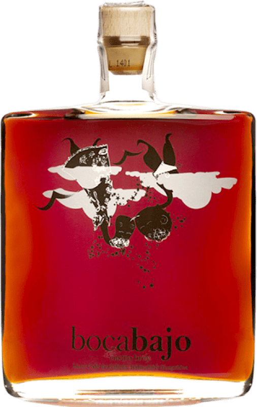 49,95 € Envio grátis | Licores CastroBrey Bocabajo D.O. Orujo de Galicia Galiza Espanha Garrafa Medium 50 cl Café