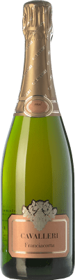 44,95 € Envio grátis | Espumante rosé Cavalleri Rosé D.O.C.G. Franciacorta Lombardia Itália Pinot Preto, Chardonnay Garrafa 75 cl