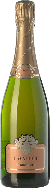 44,95 € 免费送货 | 玫瑰气泡酒 Cavalleri Rosé D.O.C.G. Franciacorta 伦巴第 意大利 Pinot Black, Chardonnay 瓶子 75 cl