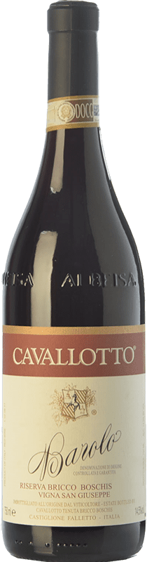 182,95 € Free Shipping | Red Wine Cavallotto Bricco Boschis Vigna S. Giuseppe D.O.C.G. Barolo Piemonte Italy Nebbiolo 75 cl