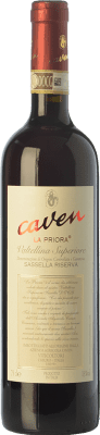 33,95 € Spedizione Gratuita | Vino rosso Caven Sassella La Priora Riserva D.O.C.G. Valtellina Superiore lombardia Italia Nebbiolo Bottiglia 75 cl