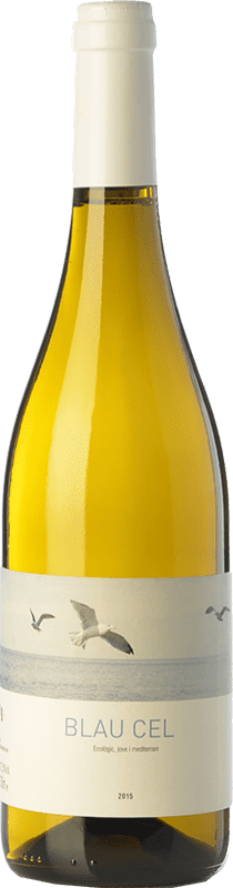6,95 € Envío gratis | Vino blanco Celler 9+ Blau Cel D.O. Tarragona Cataluña España Macabeo, Xarel·lo Botella 75 cl